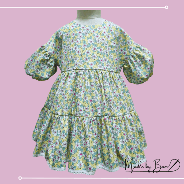 Floral Puff Sleeve - Image 2