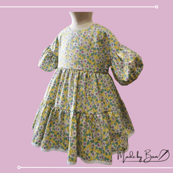 Floral Puff Sleeve